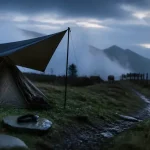 Bivouac pays basque : tente et tarp sur sentier, règles et refuges