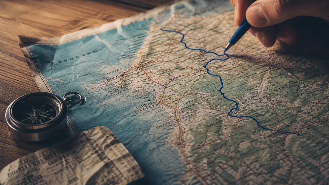 Carte pays basque touristique : itinéraire côte et villages