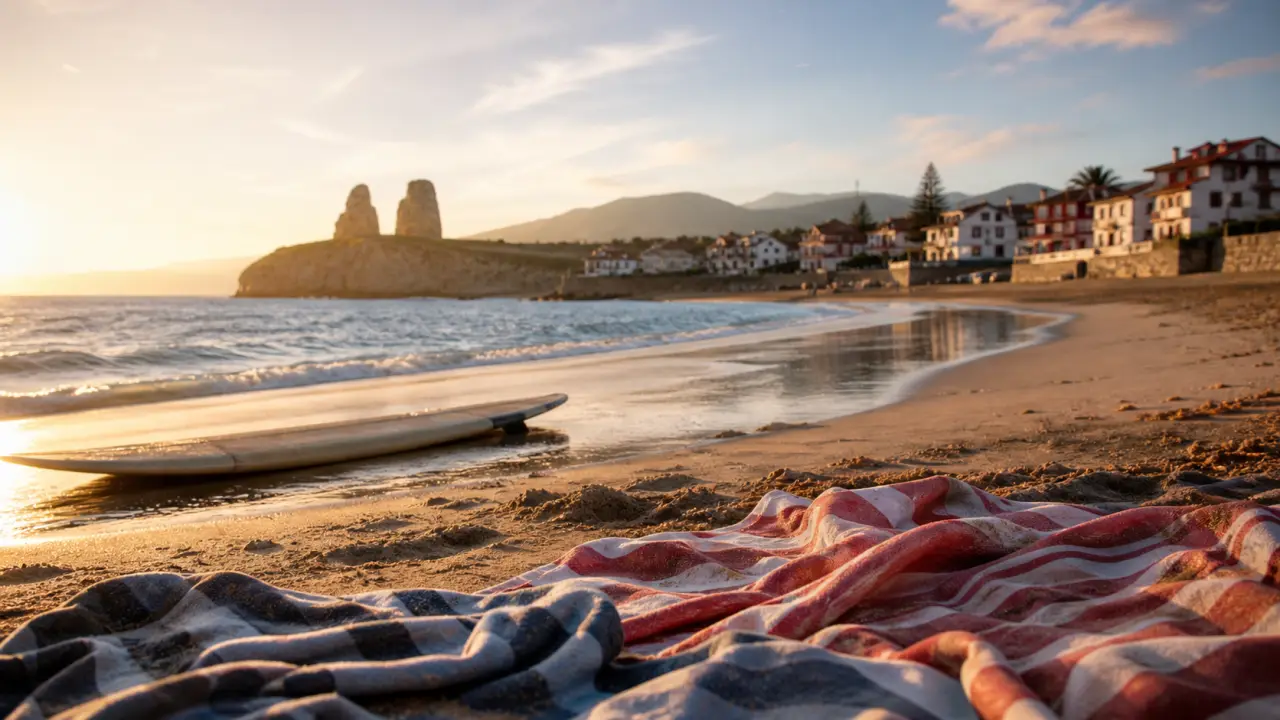 Hendaye plage : sable, surf et corniche basque