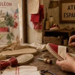 Espadrilles en atelier à Mauléon Soule, boutique artisanale