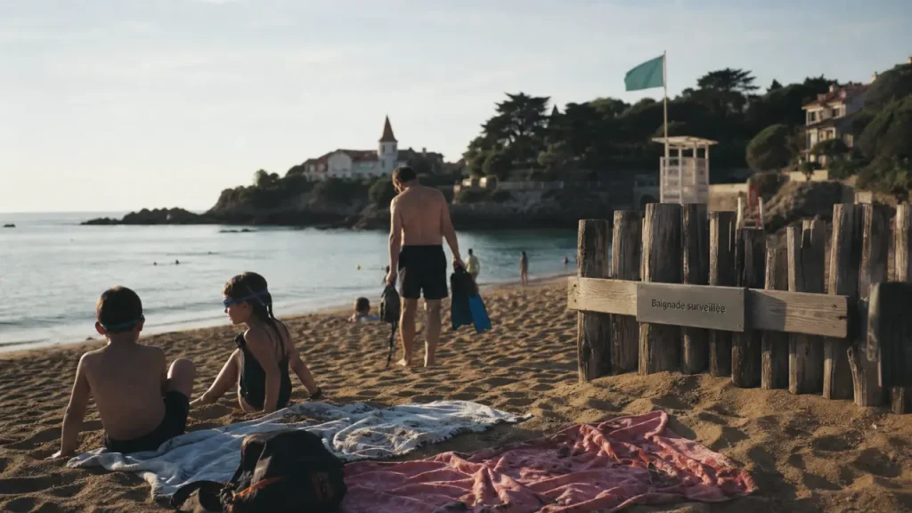 Plages pays basque : baignade surveillée en famille