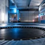 trampoline park pays basque luziparc : intérieur et trampolines