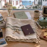 Appart hotel pays basque : clés près d’une serviette de plage et d’un passeport