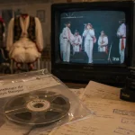 Fandango du pays basque : pochette bande magnétique et replay INA sur écran TV