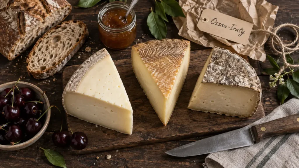 Fromages du pays basque : brebis Ossau-Iraty, affinés et jeune