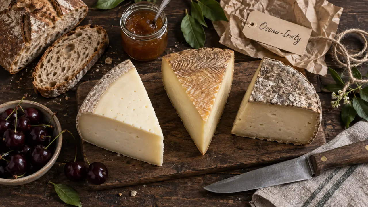 Fromages du pays basque : brebis Ossau-Iraty, affinés et jeune