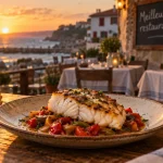 Meilleur restaurant pays basque : vue océan, merlu et pipérade