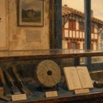 Musée pays basque : vitrine d’objets basques et savoir-faire