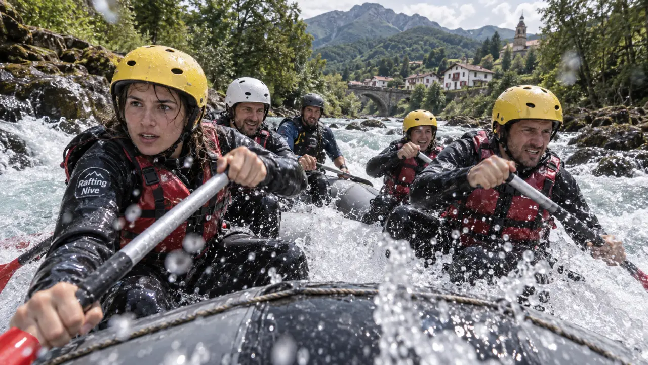 Rafting pays basque sur la rivière Nive