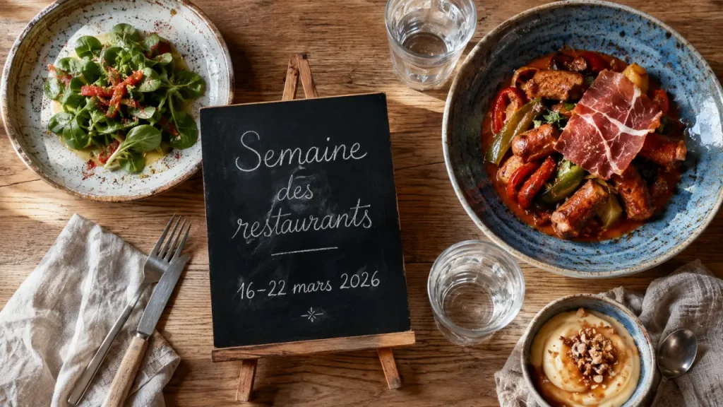 Semaine des restaurants pays basque 2026 : menu 25€ le midi et 35€ le soir
