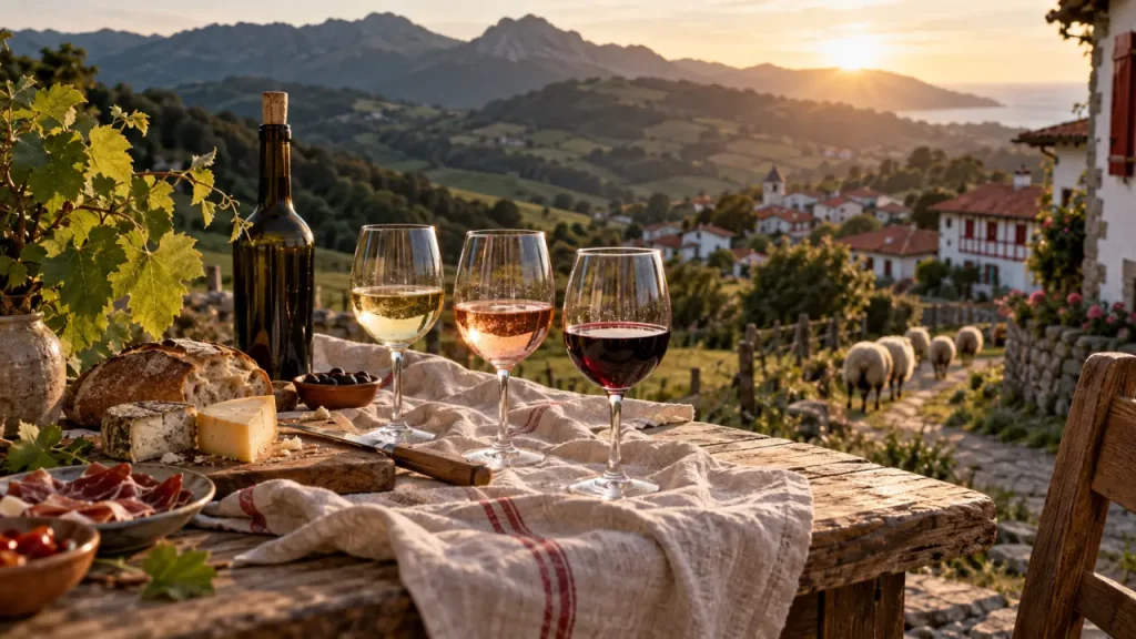 Vin du Pays basque : Irouléguy, txakoli et accords avec la cuisine locale