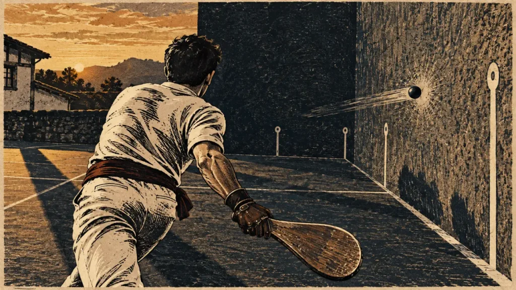 Pelote basque : chaque terrain change le jeu, chaque instrument change le geste