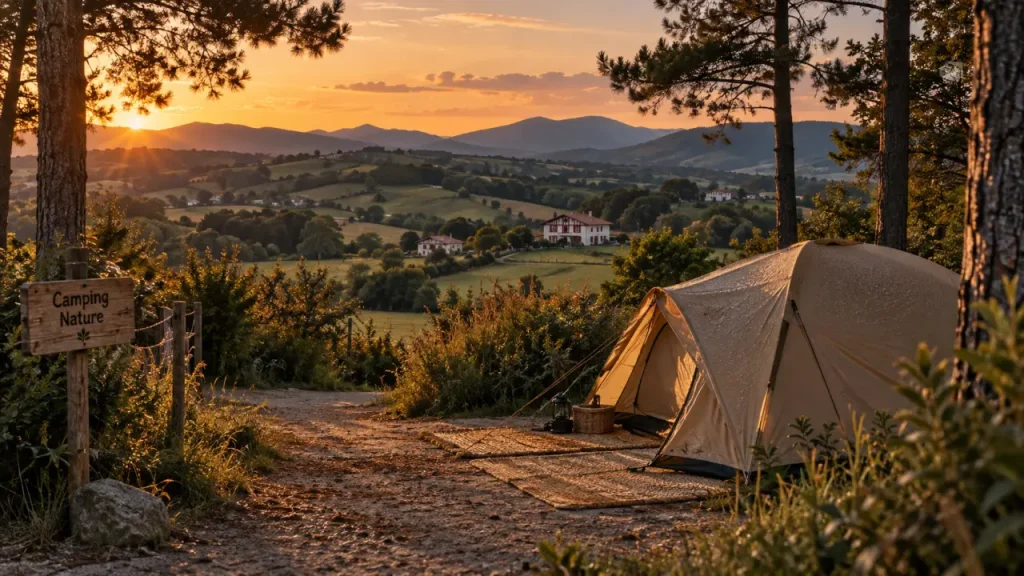 Camping nature au Pays basque : océan, montagne et emplacements à éviter
