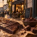 Chocolat pays basque à Bayonne : chocolat noir au bord de la Nive