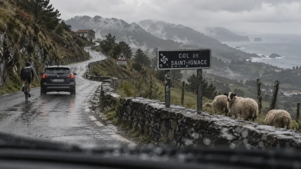Col pays basque, route vers le Col de Saint-Ignace