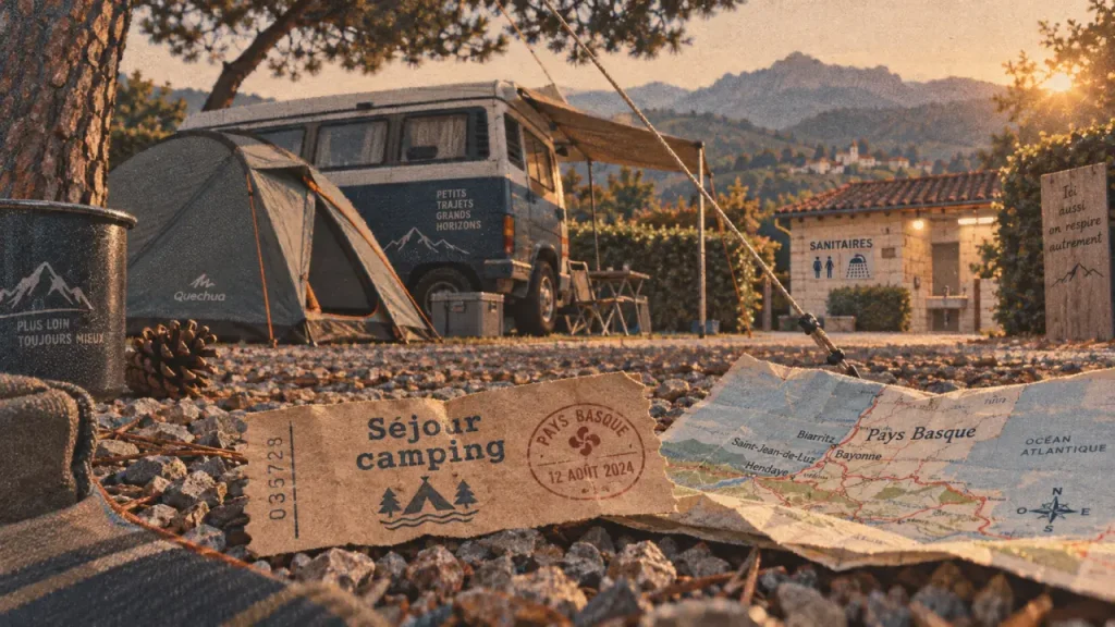Emplacement camping Pays basque pas cher près de l’océan