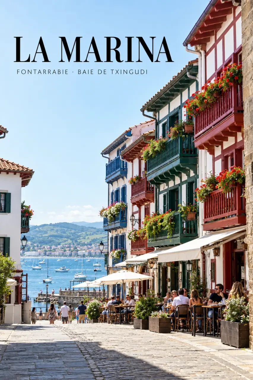 Combien de temps pour visiter Fontarrabie : La Marina, ses maisons colorées et le front de mer