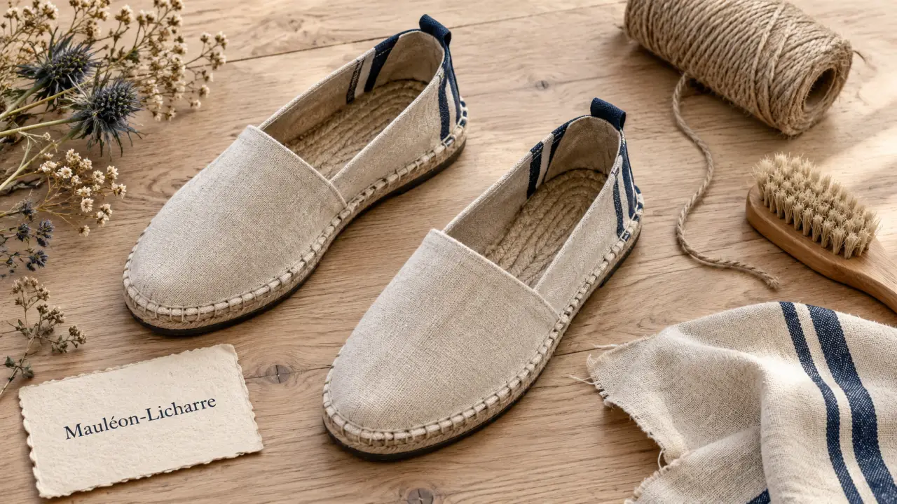 Espadrilles pays basque, toile jute et semelle caoutchouc