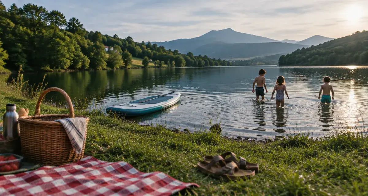 Lacs du pays basque : baignade en famille au bord du lac
