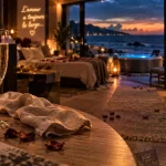 Love room Pays Basque vue océan avec bain nordique privatif
