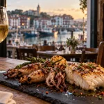 Meilleurs restaurants Pays basque : chipirons et merlu, menu du jour en restaurant basque