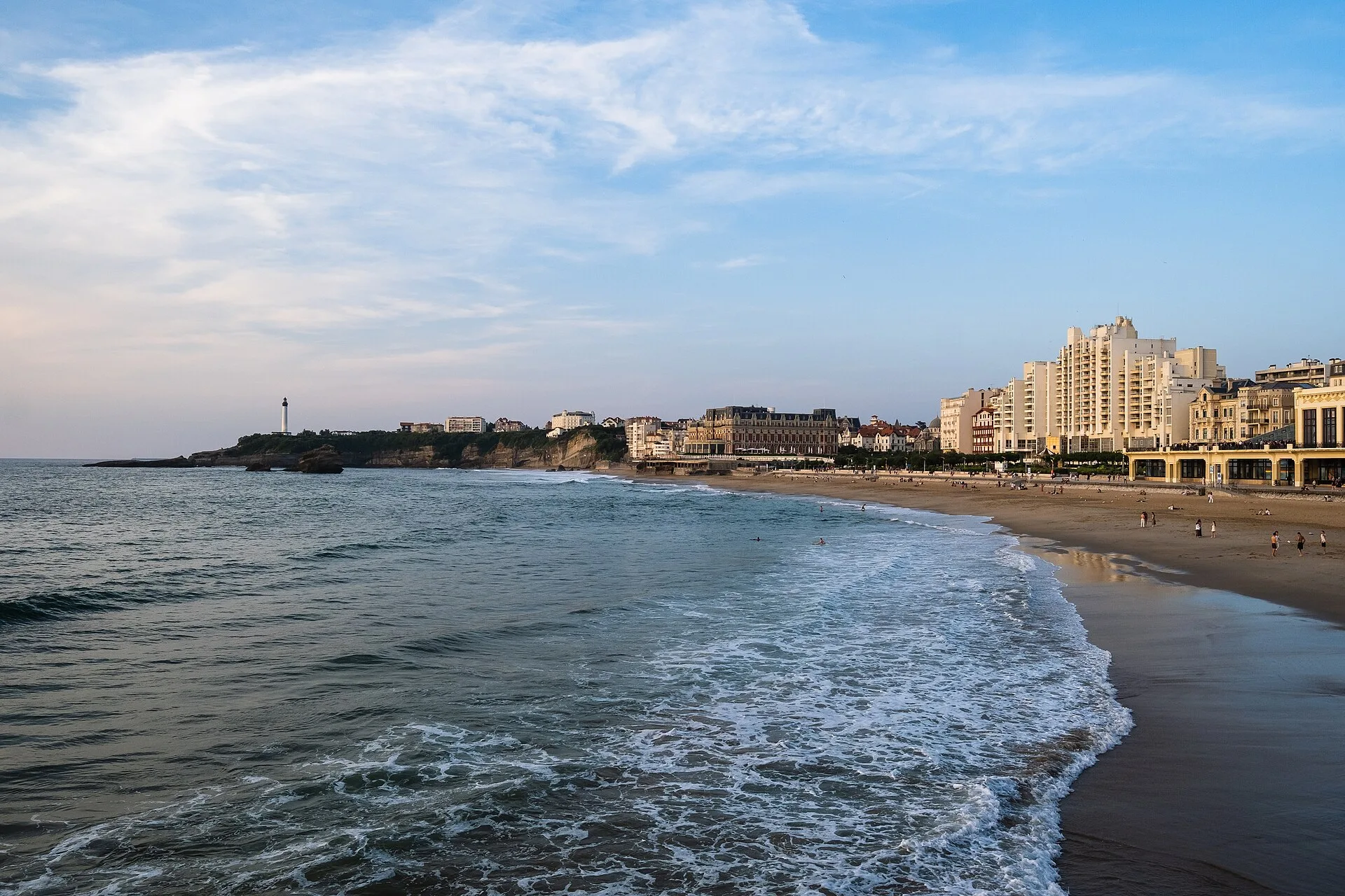 La grande Plage de Biarritz