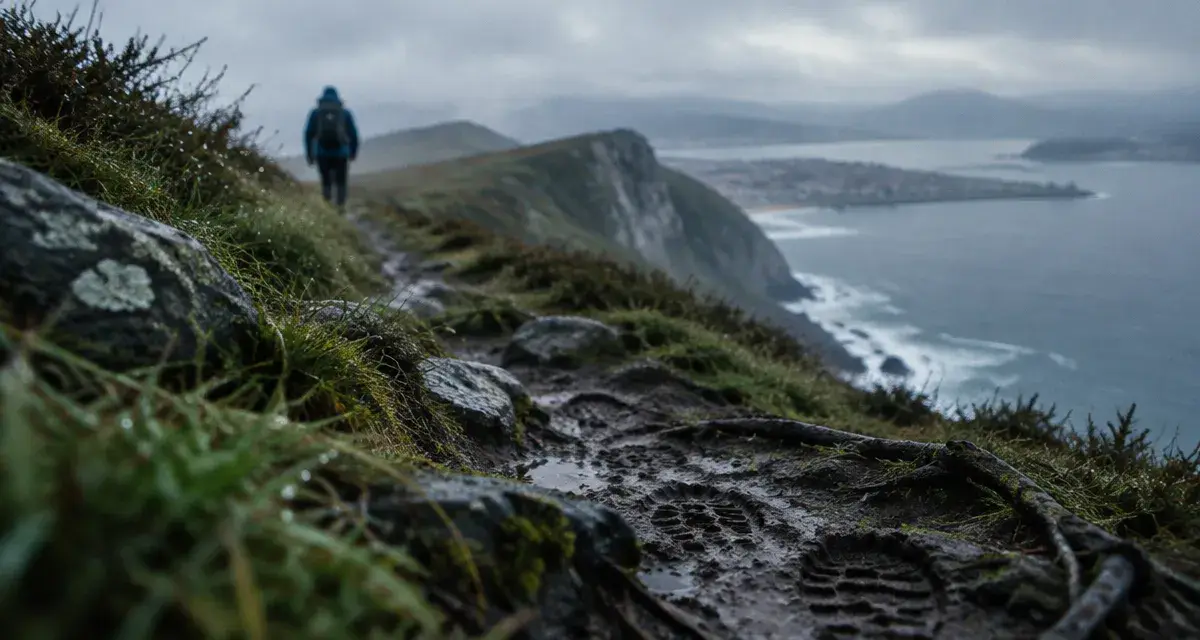 Randonnée pays basque jaizkibel : sentier au vent, falaises et Atlantique