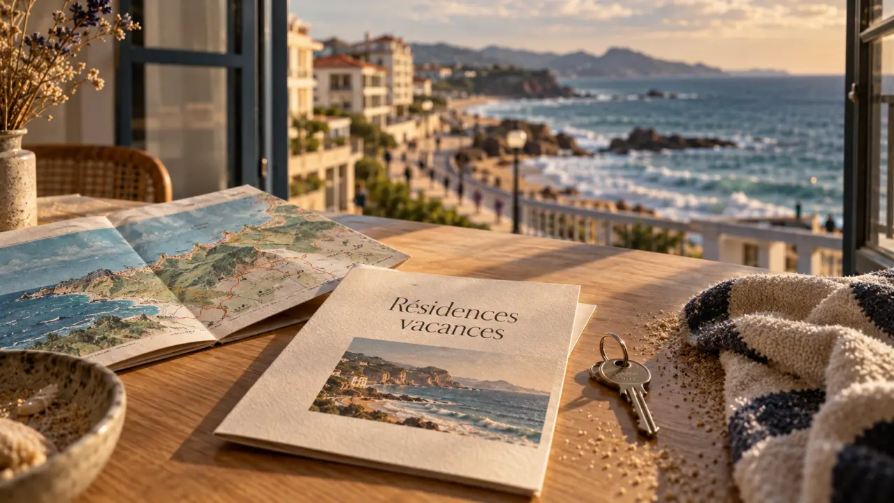 Carte du Pays basque et clé pour résidences vacances pays basque, vue sur l’océan